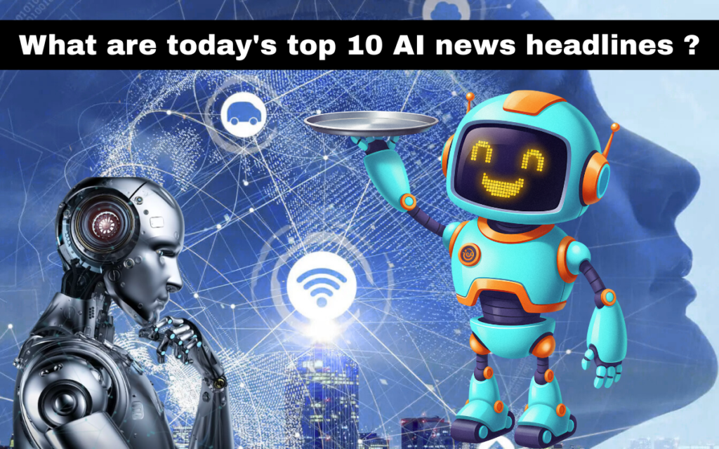 What are today's top 10 AI news headlines ?